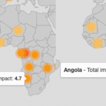 Imagem 1.3 – o impacto visto em Angola aumentou exponencialmente e saiu de 0,6% para 7%.