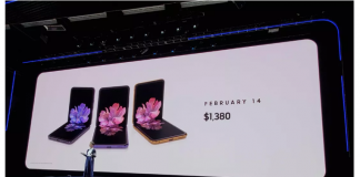 Samsung apresenta o seu novo smartphone dobrável