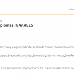 SEPE – INAAREES online – Menos Fios