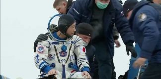 Nave espacial russa com turistas japoneses aterrou no Cazaquistão