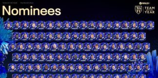 Revelado os nomeados para a Equipa do ano de FIFA 23