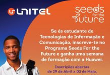 Unitel abre candidaturas para formação de estudantes na Huawei
