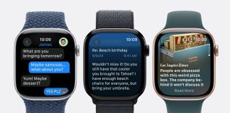 Apple lança relógios inteligentes maiores e mais finos
