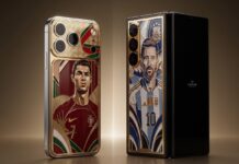 Caviar lança smartphones de luxo inspirados em Messi e Cristiano Ronaldo por mais de 10 milhões de kwanzas