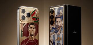 Caviar lança smartphones de luxo inspirados em Messi e Cristiano Ronaldo por mais de 10 milhões de kwanzas